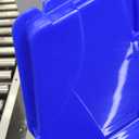 Akro-Mils 30270 AkroBins Plastic Storage Bins, Space-Saving Stackable Bins for Garage, Pantry, Craft Organization, 18" x 16" x 11", Blue, 3-Pack