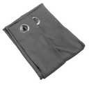 Blackout Curtains with Eyelets, Punch, Thermal Insulated, Room Darkening Curtains for Bedroom and Living Room 2 Pack. Grey 34"x46"