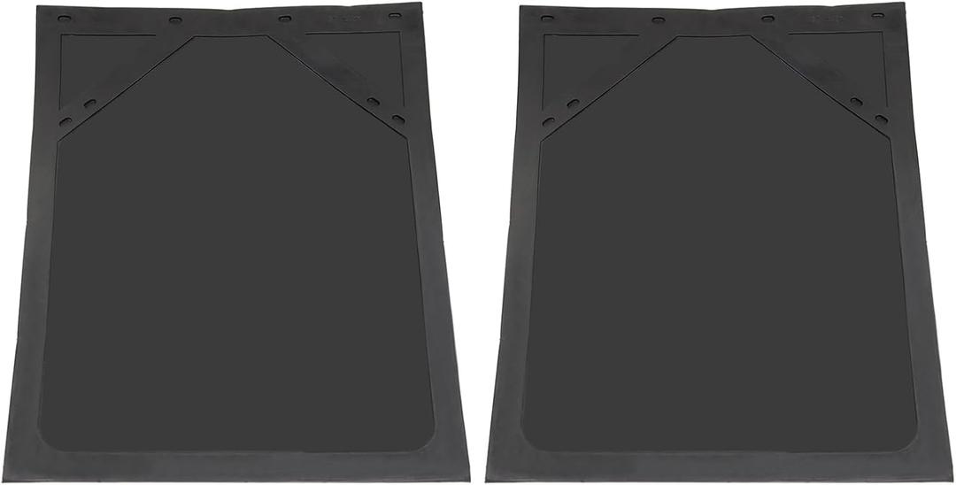 Mud Flaps 30"x 24" Black for Semi Truck and Trailer Heavy Duty Rubber - 1 Pair (30" x 24")