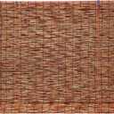 Brown Bamboo Reed Roller Shades 48" Wx72 H Outdoor Privacy Blind