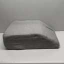 Leg Pillow Elevation Blood Circulation, Leg Wedge for Elevation for Swelling, Leg Elevating Pillow for After Surgery, Memory Foam Foot Knee Pillow for Back Sleeping 23.616.88 Inch Dark Grey