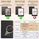 3 x CoBak Case for Kindle Paperwhite 12th Gen 2024 (7") & Colorsoft Signature Edition - All New PU Leather Cover with Auto Sleep Wake Feature for Paperwhite Signature 2024 Released, Black
