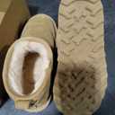 BEARPAW Women's Shorty Boot, SIze 4, color Camel