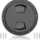 5 inch / 6 inch / 8 inch Boat Round Deck Plate Non Slip Inspection Hatch, Marine Access Port Hatch Cover with Screws, Detachable Water Tight Lid Cover for Marine Boat Yacht