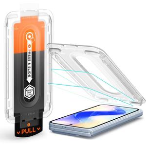 Spigen AluminaCore Tempered Glass Screen Protector [Glas.tR EZ Fit Pro] designed for Pixel 10 Pro Fold [2 Pack] 9H+ Hardness, Aluminum-Enhanced Durability and Impact Resistance