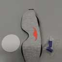 Manta Slim Sleep Mask Ultra-Light Blackout Eye Mask with Adjustable Eye Cups, Soft Strap for Comfortable Sleep, Minimalist Design for Better Rest, Adult