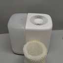 Obgnsai Evaporative Humidifier for Bedroom (No Mist) – Dishwasher Safe, No White Dust, Smart Remote with Sensor, Red Sleep Light, White Noise, Nursery Humidifier with 2.5L Tank, 2 Filters & Aroma Kit