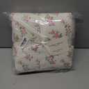 Laura Ashley - Flannel Sheets Queen Size, Anti-Pilling & Wrinkle Resistant Cotton, Touchably Soft for All-Season Comfort - Bed Sheets with Matching Pillowcases & Fitted Sheet (Audrey Pink)