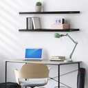 Sorbus Floating Shelves for Wall Storage (48 Inch, 2 Pack, Black)