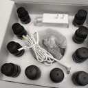 InnoGear Aromatherapy Diffuser & 10 Essential Oils Set, 400ml Diffuser Ultrasonic Diffuser Cool Mist Humidifier with 4 Timers 7 Colors Light Waterless Auto Off for Large Room Office, Dark Wood Grain