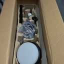 Obabala 60in Ceiling Fan with Light and Remote Outdoor Ceiling Fans Modern 3 Wood Blade Ceiling Fans Timer Reversible Silent DC Motor for Patios Farmhouse Bedroom (Walnut)