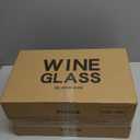 Fully Tempered Wine Glasses, Shock Resistant Wine Glass Set for Red or White Wine, Dishwasher Safe Stem Glasses for Restaurants, Bars, Home (Set of 8, 15.5 oz)