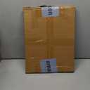 Linen Bulletin Board, Pin Board for Walls, Fabric Bulletin Board, 13"x17"Small Pin Board for Home Kitchen Office Decorative, Brown Wood Frame Cork Board(BN-3343)