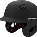 Rawlings | R16 VELO Baseball Batting Helmet | Senior (6 7/8" - 7 5/8") | Matte Black