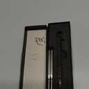 Six-Edge Solid Signature Pen, Bolt Action,EDC Pocket Pen, Brass (Black)