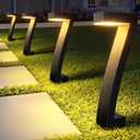 WdtPro Solar Lights Outdoor Pathway Lights, 6 Pack Upgraded Bright LED Outdoor Solar Light for Outside, IP65 Waterproof Solar Garden Light for Yard, Driveway, Walkway, Landscape, Patio Decor