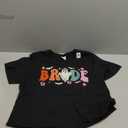 Bride Let's Go Ghouls Ghost Halloween Spooky Bachelorette T-Shirt, XL