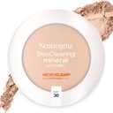 Neutrogena SkinClearing Mineral Acne-Concealing Pressed Powder Compact, Shine-Free & Oil-Absorbing Makeup with Salicylic Acid to Cover, Treat & Prevent Acne Breakouts, Buff 30, .38 oz