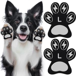 Anti-Slip Dog Paw Protectors for Senior Dogs - Traction Pads for Hardwood Floors & Hot Pavement, Durable Dog Paw Grips with Strong Traction (5 Sets, 20 Pcs) L (L -1.9''1.6'')
