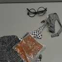 Old Man Costume 1920s Accessories  100 Days of School Set  Grandpa Halloween Dress Up (Khaki)