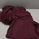 Spandex Folding Chair Covers, Burgundy Folding Chair Covers 6 PCS, Universal Fitted Chair Slipcovers for Wedding, Party, Banquet, Holidays, Celebration