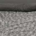 FurHaven Orthopedic Dog Bed for Large Dogs, L-Shaped Chaise Contour with Orthopedic Egg Crate & a Solid Orthopedic Foam Base for Joint Support, Washable Cover, Large, Faux Fur & Suede, Stone Gray