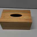ALELION Rectangular Tissue Box Cover for 120, 160 Count Box - Acacia Wood Rectangle Tissue Box Holder - Decorative Facial Cube Tissue Box Cover for Tabletop Night Stands Bathroom Office