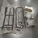 3 in 1 Industrial Convertible Hand Truck Dolly,1000 LBS Capacity Aluminum Hand Truck Dolly,Stair Climbing Hand Trucks Heavy Duty with Rubber Wheels for Moving,Transport (Red)