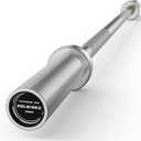 PAPABABE Olympic Barbell, 4ft/5ft/6ft Straight Barbell for Strength Training and Technique Adjusting, 2 inch Olympic Bar with Moderate Knurling For Bench Press, Squats Curls Deadlifts Weightlifting