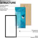 Black 20x40 Picture Frame Lightweight yet Durable Frame Wall Hanging
