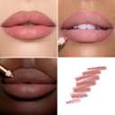 Charlotte Tilbury Lip Cheat Lip Liner Pencil - Gives Lips a Fuller-Looking, Defined Pout - Enriched with Jojoba Oil & Hyaluronic Acid - Waterproof, Smudge-Proof & Transfer-Proof (Pillow Talk - nude pink)