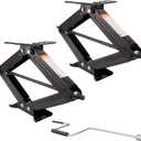 RecPro RV Scissor Jacks | Stabilizer Extender Leveling | Handle Included | Camper Trailer (5000lbs, 24 inches)