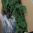 4FT Pre-Lit Artificial Norfolk Pine Christmas Tree  Realistic Potted Tree with 100 LED Lights & 8-Function Battery Box, Pre-Assembled Faux Holiday Dcor for Indoor Use (2)