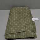 MIULEE Sage Green Linen Table Cloth Rectangle Tablecloth Waterproof Spring Spillproof Cross-Star Textured Table Cloth, Decorative Rustic Farmhouse Style for Dining/Party/Buffet/Wedding,60x102 Inch