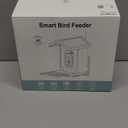 Bird Feeder with Camera, 4K HD AI Birds Species Identification Cam, Smart Bird Camera with Solar Powered, Auto Capture & Instant Notifications, Ideal Present for Family and Birds Lovers