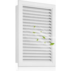 18"x24" Premium Aluminum Gable Vent with Screen