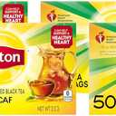 Lipton Decaffeinated Black Tea, 50 Count (Pack of 4), (EXP 04/2028)