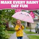 Pink Axolotl Umbrella - 28" (1 Pc) - Perfect for Carnival Prizes & Crane Item