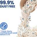 OPET Mixed Tofu Cat Litter - 18lb Strong Clumping Litter, Mixed Tofu and Bentonite, 99.9% Dust Free and Flushable Cat Litter, Natural Sustainable Ingredients Odor Control, Low Tracking18lb, Fresh