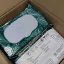 The Honest Company Hypoallergenic Flushable Wipes for Sensitive Skin, Tropical Leaves, 336 Count (42 Count (Pack of 8))