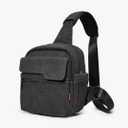 Cwatcun Camera Sling Bag Compact Small Camera Case, Waterproof Canvas Crossbody Camera Bag with Rain Cover, Travel Photography Bag for Canon, Nikon, Sony, Fuji DSLR/SLR/Mirrorless Cameras, Lens