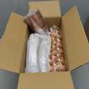 Goodluck 175 Piece Rose Gold Plastic Dinnerware Set for 25 Guests, Fancy Disposable Plates for Party, Include: 25 Dinner Plates, 25 Dessert Plates, 25 Pre Rolled Napkins with Silverware, 25 Cups