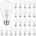 24-Pack LED Light Bulbs 100 Watt Equivalent, 14W 1600Lumens Bright A19 LED Bulbs, Standard E26 Medium Screw Light Bulbs 5000K Daylight White, 90+ CRI, 25000+Hrs Lifespan, No-Flicker, Non-Dimmable