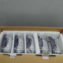 10-Pack Glass Food Storage Containers with Tempered Lids  Borosilicate, Airtight, Oven-Safe (-4F~950F), BPA-Free, 4.4 & 1.6 Cup, Leak-Proof, Dishwasher Safe (Blue)