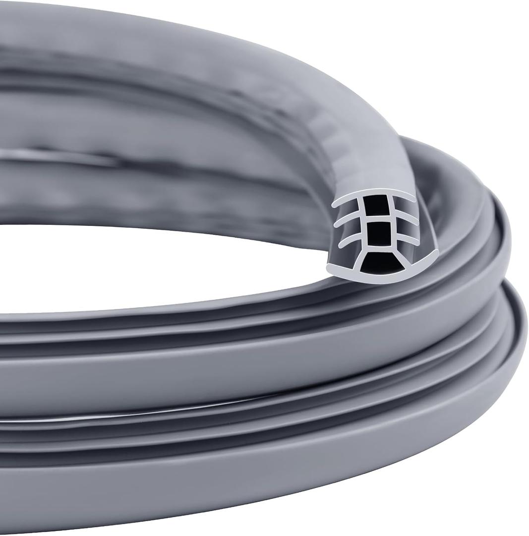 Flexible EPDM Rubber Strip (25 ft Long and 1 inch Wide) for Concrete Crack Repair and Replacement - Weather and Aging Resistant Expansion Joint Filler for Driveways and Sidewalks