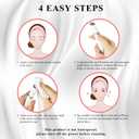 Ideal Swan Eye Massager Wand - Chargeable Facial Massager for Dark Circles, Eye Bags, Puffiness Under Eyes (White)
