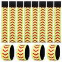 20 Pcs Softball Sleeve Holders with Hook and Loop Fasteners Straps 7.4 Inch Softball Shirts Sleeve Ties Scrunchies for Women Men Soccer Baseball Sports Activities