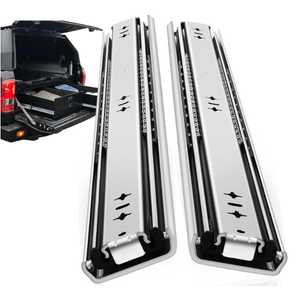 with Lock Heavy Duty Drawer Slides 12 14 16 18 20 22 24 26 28 30 32 34 36 40 44 48 52 56 60 Inch 500 Lbs Side Mount Full Extension Ball (Load:250 lb (No Lock) -W:53mm, 32 Inch)