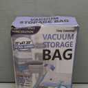 4 Pack XXL Jumbo Vacuum Storage Bags, Extra Large Vacuum Seal Bags for Comforters, Bedding, Blanket Storage, Giant Space Saver Bags for Huge Stuffed Toy(47.2x35 in)