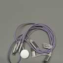 Travel Essentials,Multi Charging Cable for Apple Watch Charger/iPhone Charger/Samsung Charger,Type C Cable Cord for iWatch Ultra/102/iPhone 1711/Samsung S25S20,Android Phone,airPods[1.2M]Purple